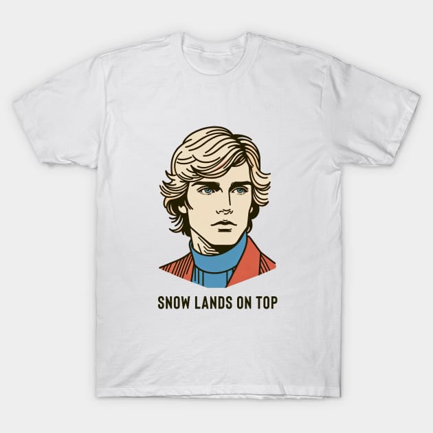 Coriolanus Snow Lands on Top T-Shirt by Retro Travel Design